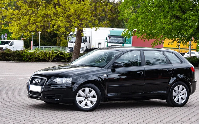 Audi A3 cena 21900 przebieg: 230000, rok produkcji 2007 z Goniądz małe 562